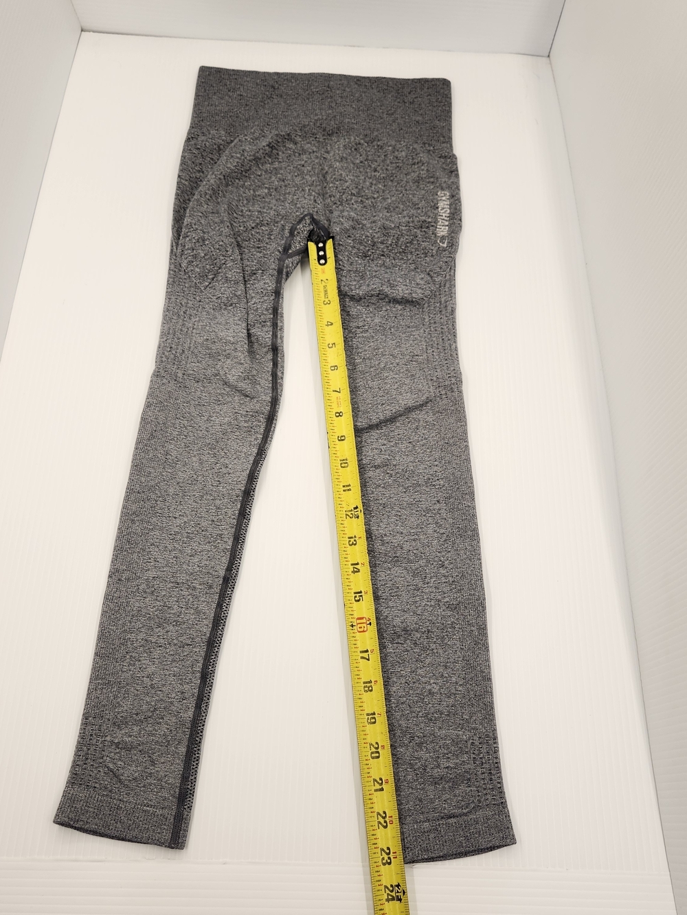 Gymshark Seamless High-Waist Leggings in Charcoal Gray - Picture 4 of 9